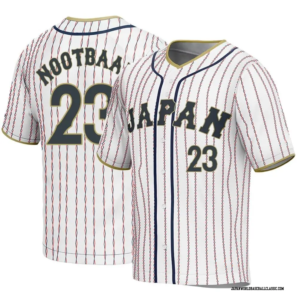 Men's Lars Nootbaar Japan Baseball Replica White 2023 World Baseball