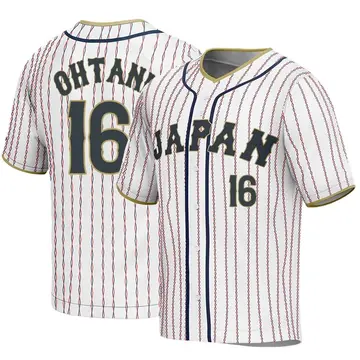Youth Shohei Ohtani Japan Baseball Replica White 2023 World Baseball Classic Jersey