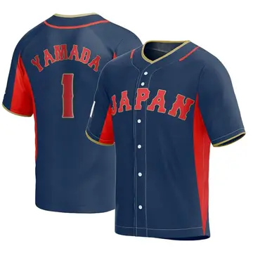 Youth Tetsuto Yamada Japan Baseball Replica Navy 2023 World Baseball Classic Jersey