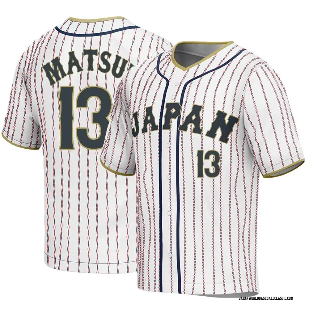 Youth Yuki Matsui Japan Baseball Replica White 2023 World Baseball Classic Jersey