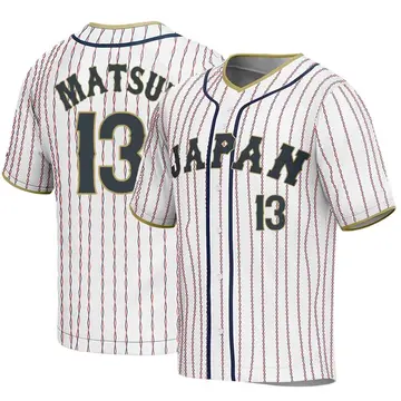Youth Yuki Matsui Japan Baseball Replica White 2023 World Baseball Classic Jersey